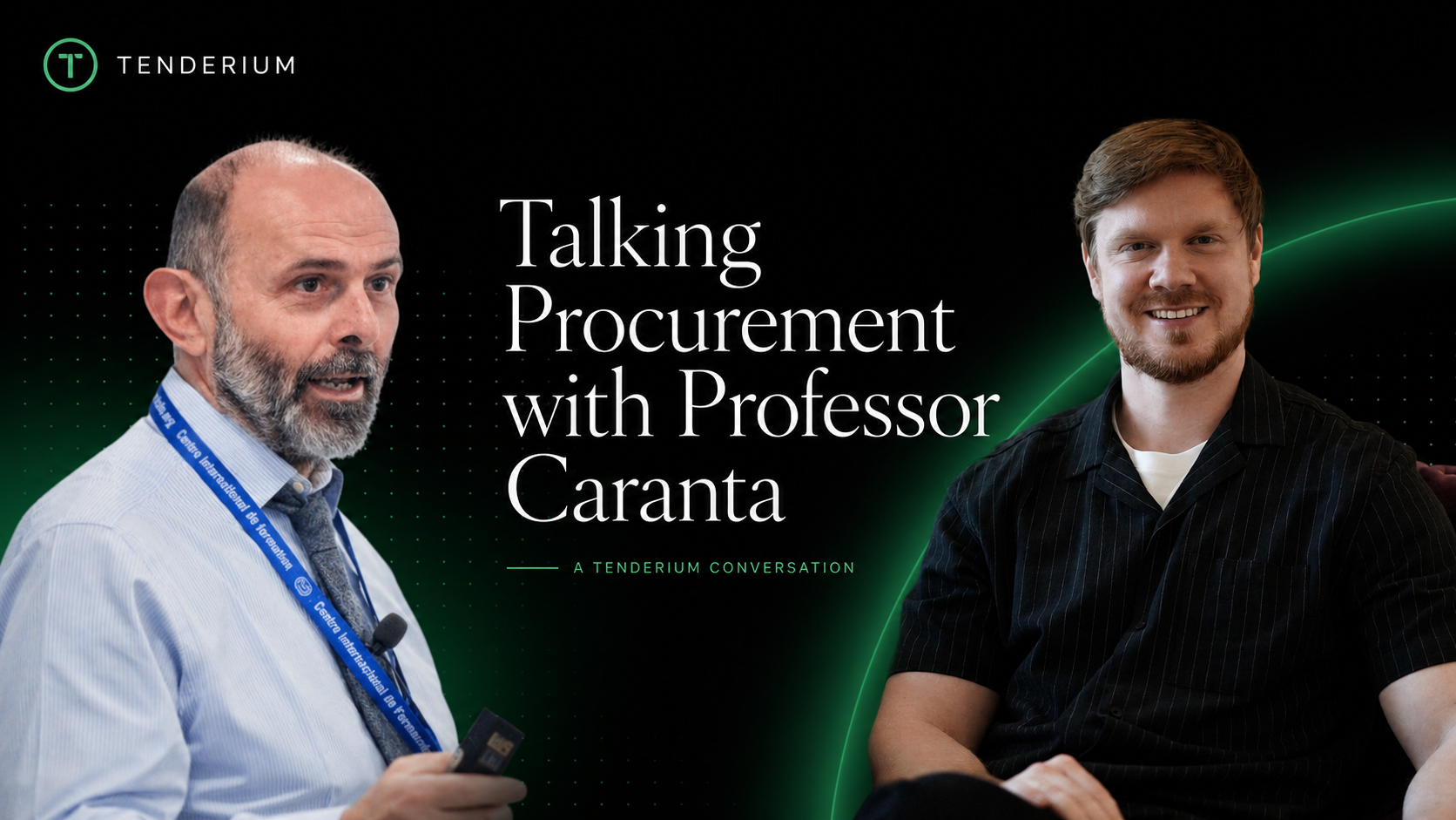 Professor Roberto Caranta procurement conversation